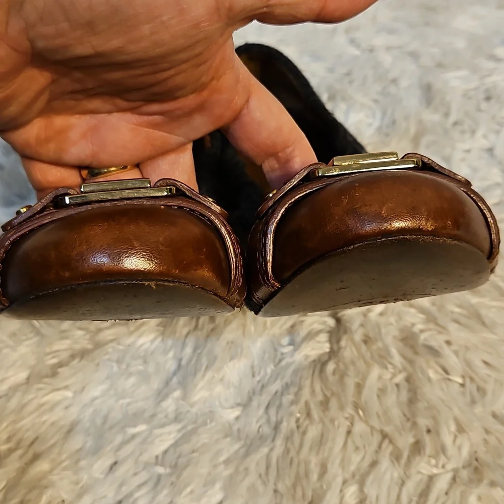 Tory Burch‎ Women's Black and Brown Flats